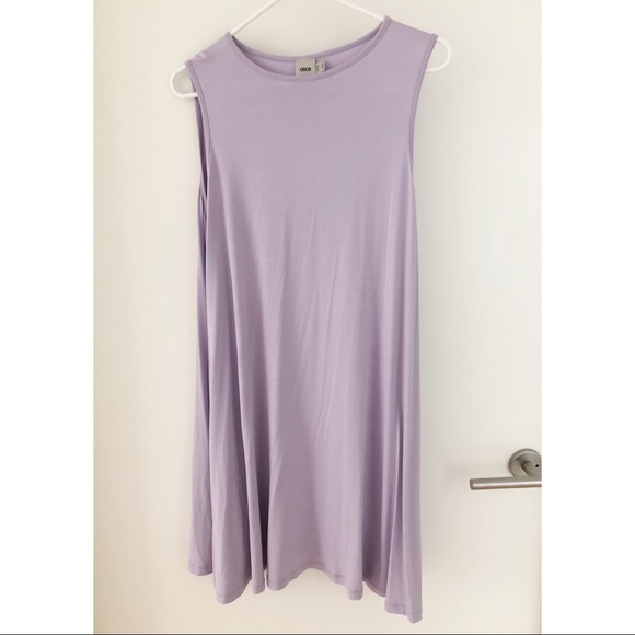 lilac swing dress